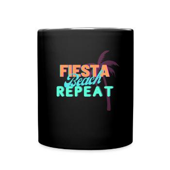 Fiesta Beach Report Shirt - Full Colour Mug - black - Front