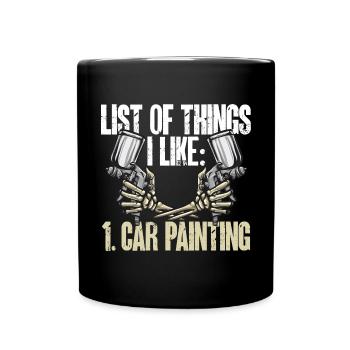 Body Painter Car Painter Painter - Mug uni - noir - Devant