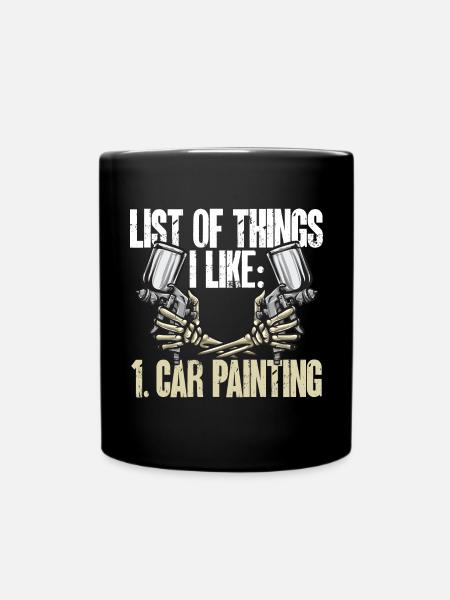 Karosserielackierer Autolackierer Lackierer - Tasse einfarbig - Schwarz