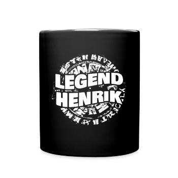 Cadeau pour Henrik - Mug uni - noir - Devant
