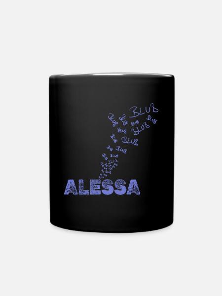 Wassersport Alessa - Tasse einfarbig - Schwarz