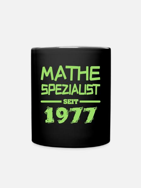 Mathespezialist 1977 - Tasse einfarbig - Schwarz