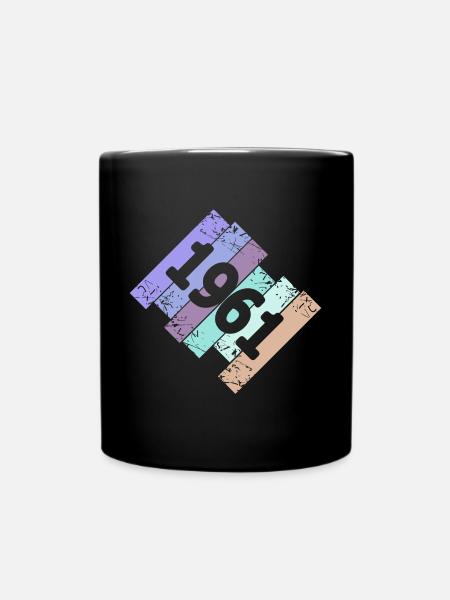 Grufti 1961 - Tasse einfarbig - Schwarz