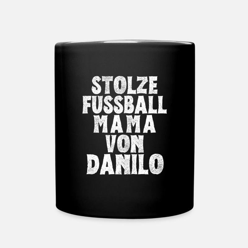 Stolze Fussball Mama von Danilo - Tasse einfarbig - Schwarz