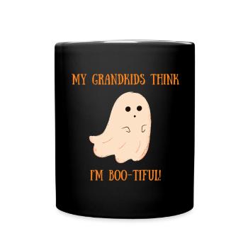 My grandkids think I'm boo-tiful! - Mug uni - noir - Devant