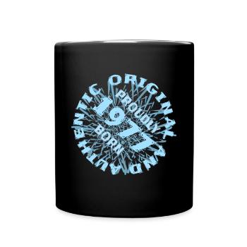 1977 - Tasse einfarbig - Schwarz - Vorne