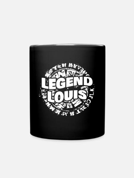 Mann Louis - Tasse einfarbig - Schwarz