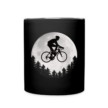 Vélo de route Moon Cycliste de route Moon - Mug uni - noir - Devant