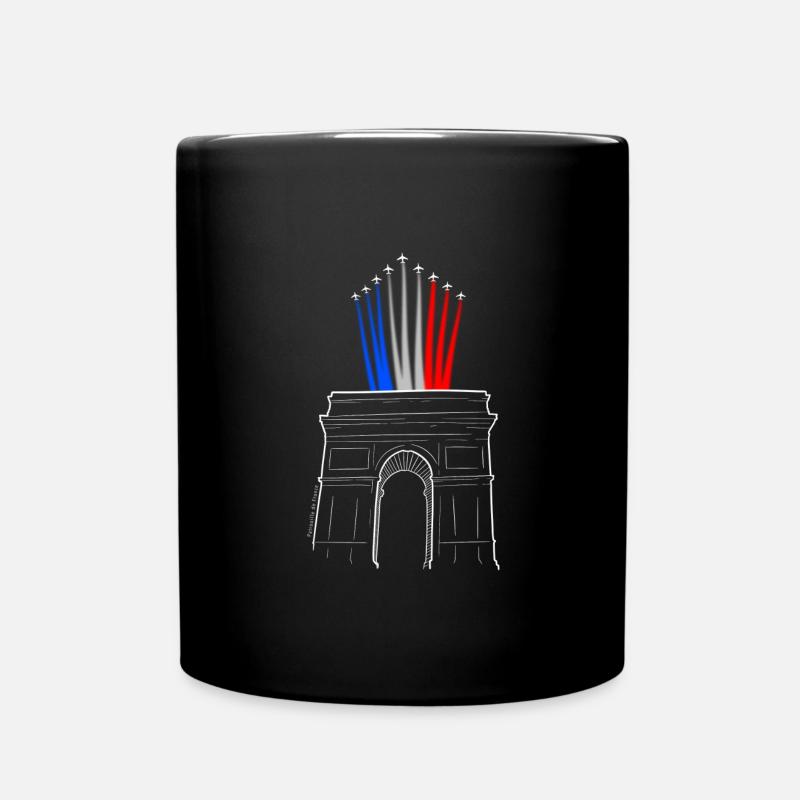 Patrouille de France PAF - Tasse einfarbig - Schwarz