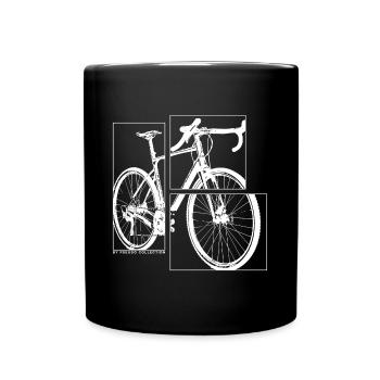Vélo De Route Vélo Vélo Course Cyclisme Vélo Amour - Mug uni - noir - Devant
