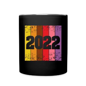 Millésime 2022 - Mug uni - noir - Devant