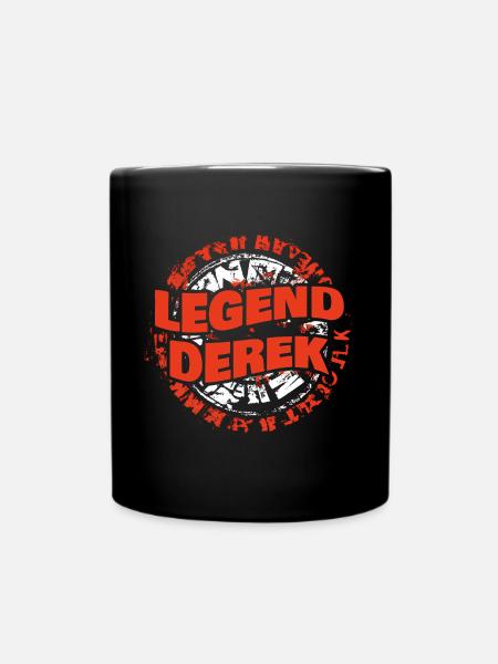 Geschenk für Derek - Tasse einfarbig - Schwarz