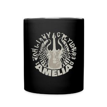 Geschenk für Amelia - Tasse einfarbig - Schwarz - Vorne