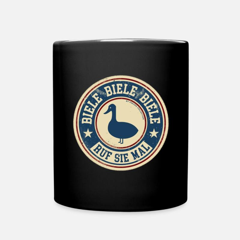 Biele Biele Biele Ruf sie mal - Tasse einfarbig - Schwarz