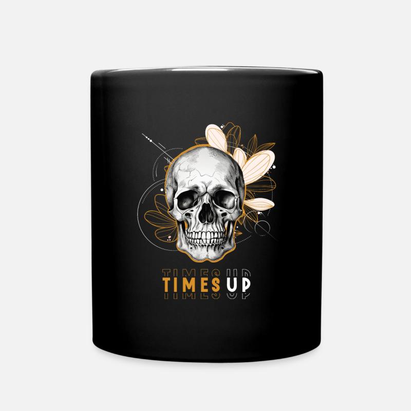 Times Up - Full Colour Mug - black