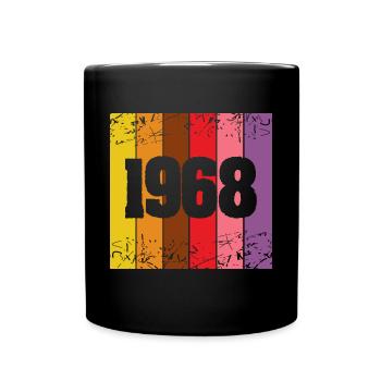1968 - Tasse einfarbig - Schwarz - Vorne