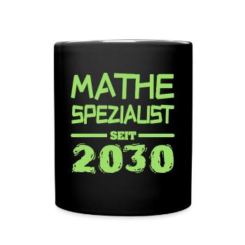 2030 2030 - Tasse einfarbig - Schwarz - Vorne