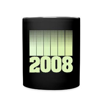 2008 - Full Colour Mug - black - Front