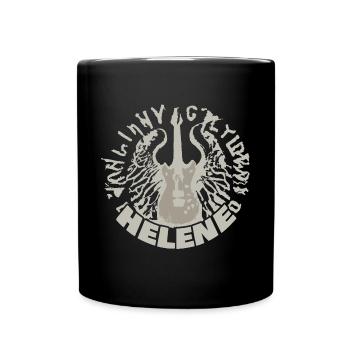 Gitarre Helene - Tasse einfarbig - Schwarz - Vorne