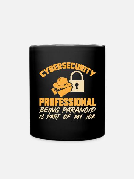 Cybersecurity Hacker IT-Sicherheit - Tasse einfarbig - Schwarz
