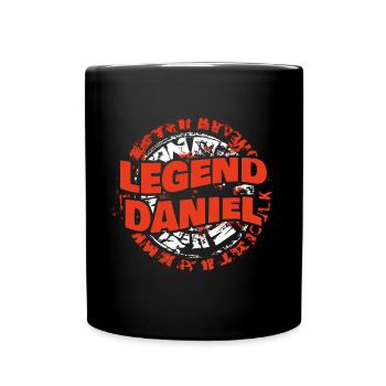 Daniel - Tasse einfarbig - Schwarz - Vorne
