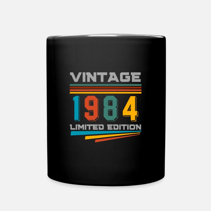 Vintage 1984 limited edition - Full Colour Mug - black