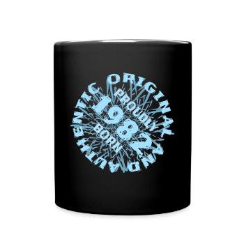 1982 - Tasse einfarbig - Schwarz - Vorne