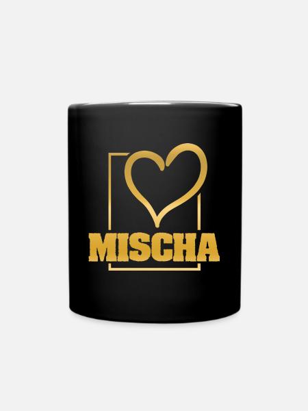 Heart of Misha - Full Colour Mug - black