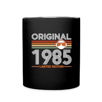 1985 - Tasse einfarbig - Schwarz - Vorne
