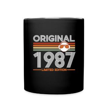 1987 - Tasse einfarbig - Schwarz - Vorne