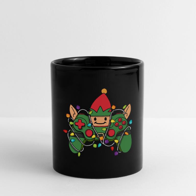 Christmas Gaming Controller Tasse einfarbig