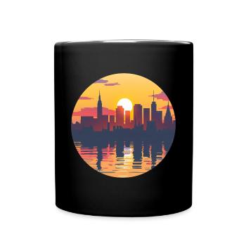 Witten Skyline - Tasse einfarbig - Schwarz - Vorne