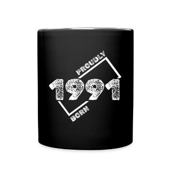 1991 - Tasse einfarbig - Schwarz - Vorne