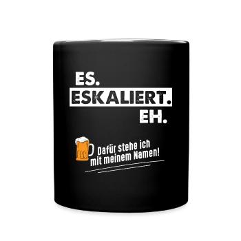 De toute façon, la situation s’aggrave - Mug uni - noir - Devant
