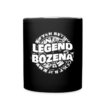 Geschenk für Bozena - Tasse einfarbig - Schwarz - Vorne