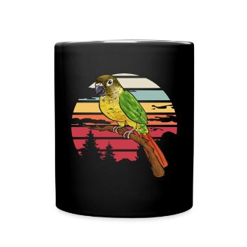 Molina Parakeet Parrot Bird Parakeet - Full Colour Mug - black - Front