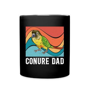 Molina Parakeet Parrot Bird Parakeet - Full Colour Mug - black - Front