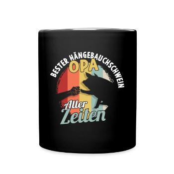 Best pot-bellied pig grandpa ever - Full Colour Mug - black - Front