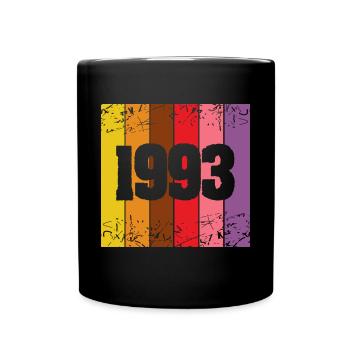 Né en 1993 - Mug uni - noir - Devant