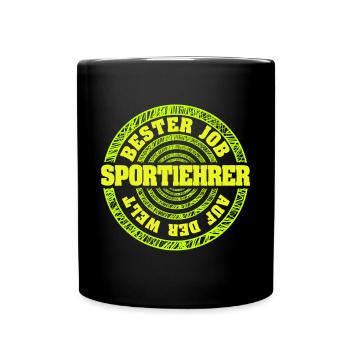Physical education as a job - Full Colour Mug - black - Front