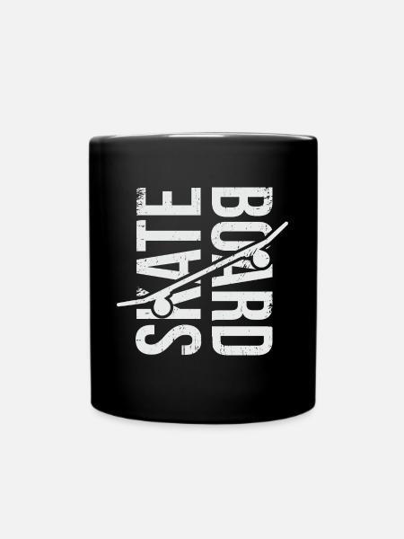 Skateboard Skate Skater Skater Skater - Mug uni - noir