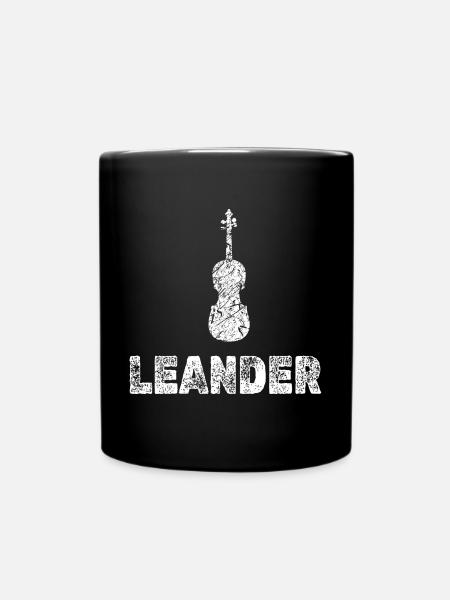 Bratsche Leander - Tasse einfarbig - Schwarz