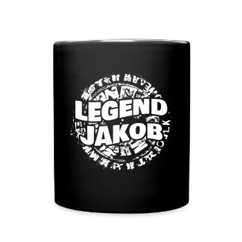 Gift for Jakob - Full Colour Mug - black - Front