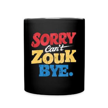 Zouk-Tanz-Geschenk - Tasse einfarbig - Schwarz - Vorne