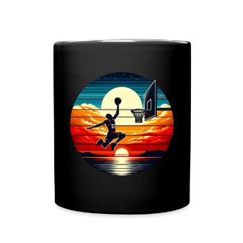 Basket-ball Basketteurs Joueurs - Mug uni - noir - Devant