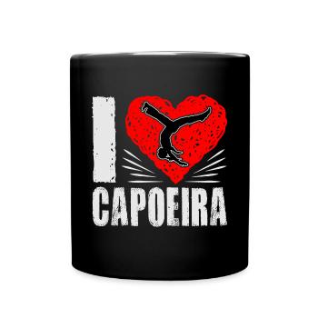 Ich liebe Capoeira - Tasse einfarbig - Schwarz - Vorne