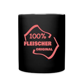 Profession : Boucher - Mug uni - noir - Devant