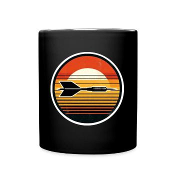 Fléchettes - Mug uni - noir - Devant