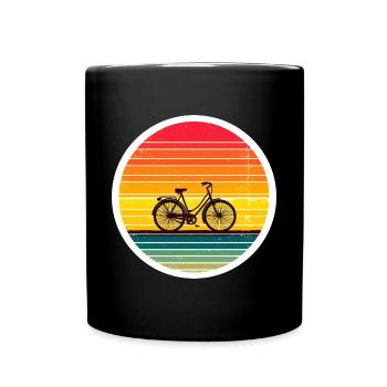 Bicyclette - Mug uni - noir - Devant