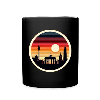 Berlin - Tasse einfarbig - Schwarz - Vorne